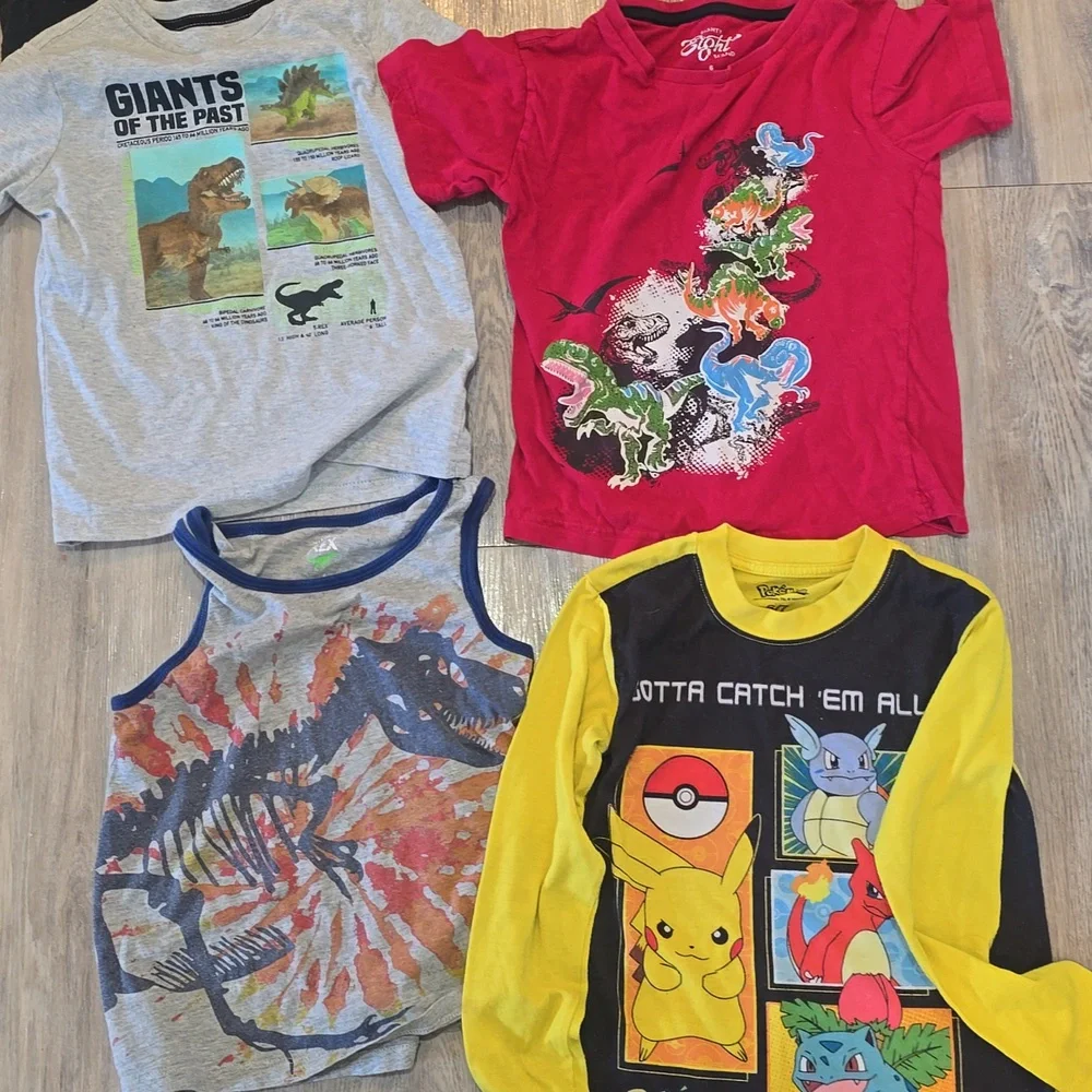 Huge Boys Bundle 5-8 Shirt Lot